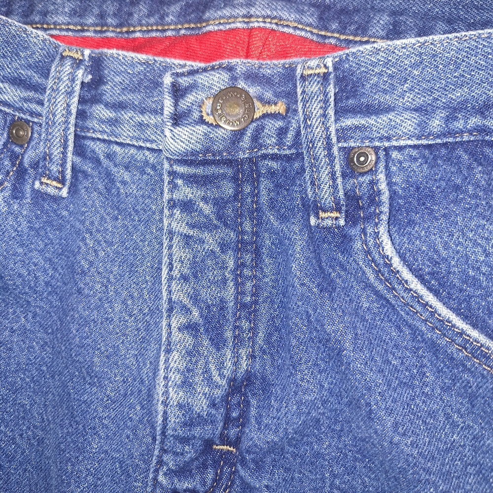 Wrangler Rugged Fleece Lined Jeans 32x30 Workwear - Picture 4 of 10